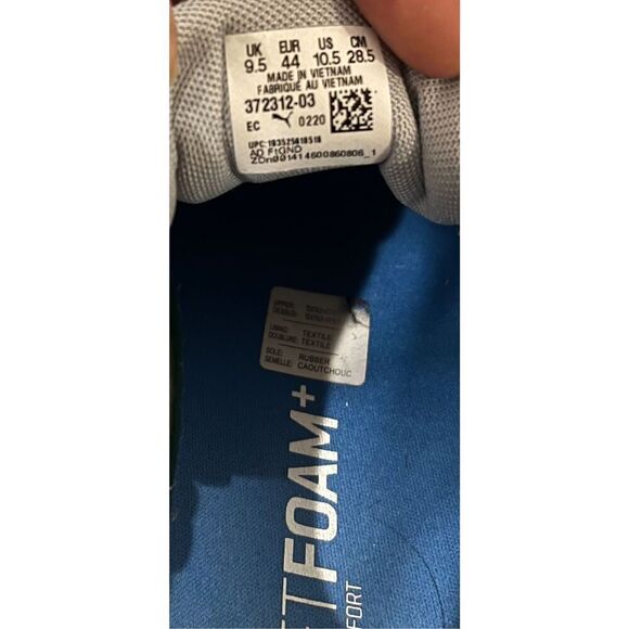 Puma Men's Anzarun Cage Trainer Sneakers High Rise Palace Blue Size 10.5 - Picture 7 of 8